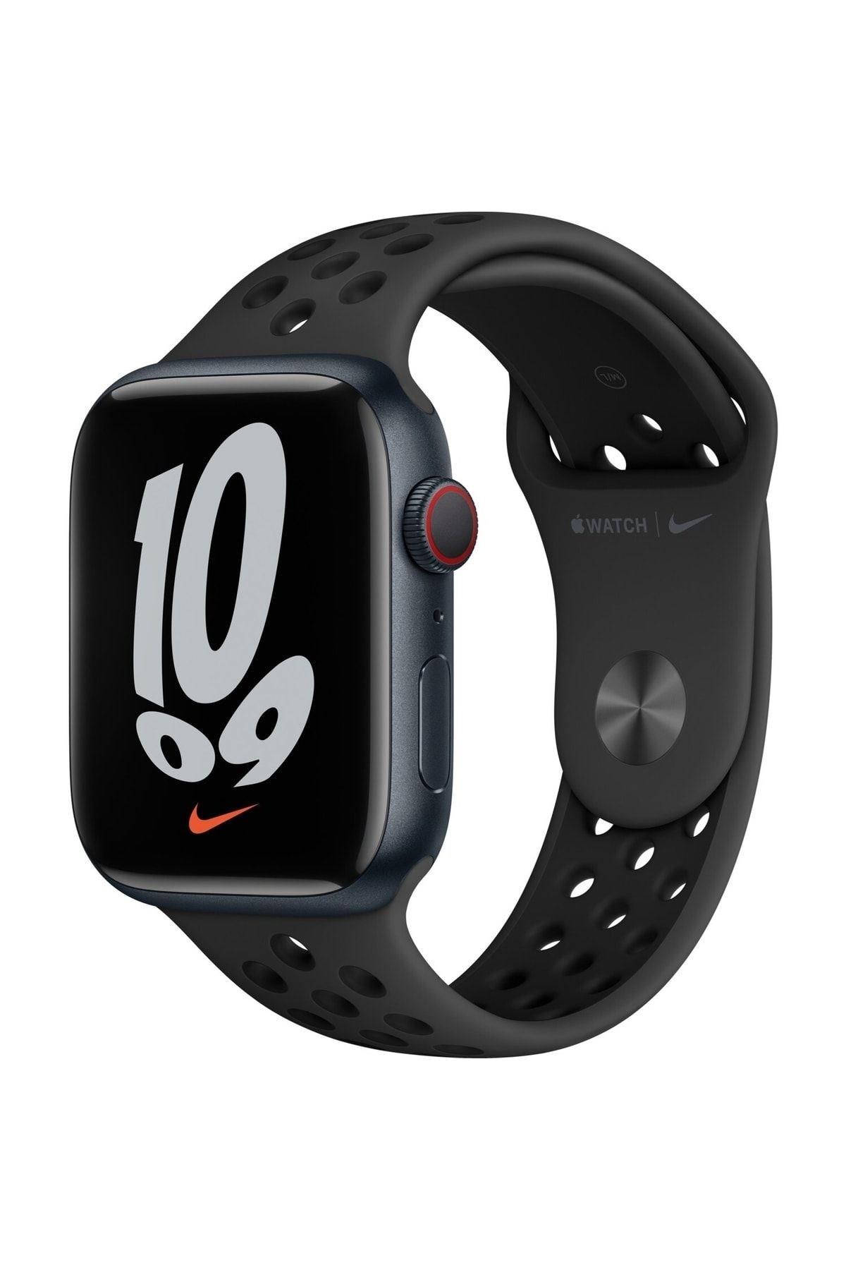  Apple Watch Nike Series 7 45 CELLULAR MM Akıllı Saat (Apple Türkiye Garantili)