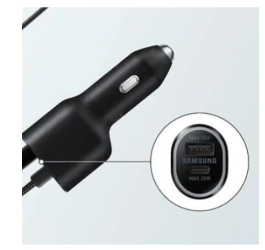 Samsung EP-L4020N Hızlı Araç Şarj Aleti (25W + 15W) - Siyah