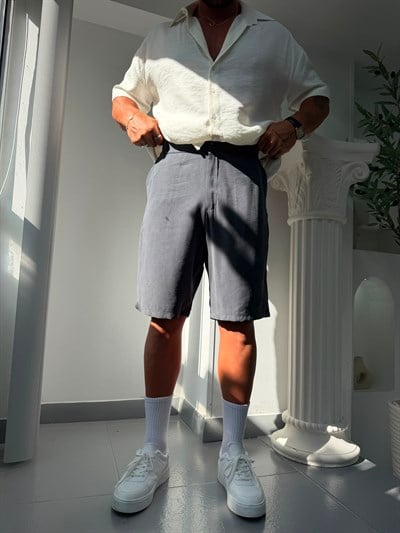 Gri RL Modal Kumaş Şort