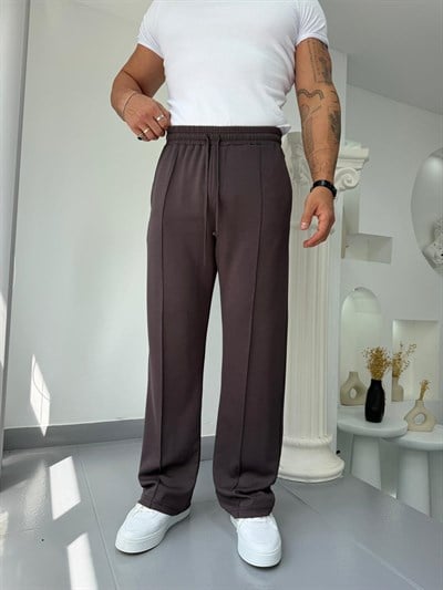 Kahve RL Oysho Kumaş Baggy Pantolon