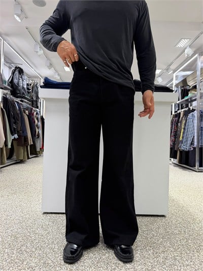 Siyah GG Bootcut Jean