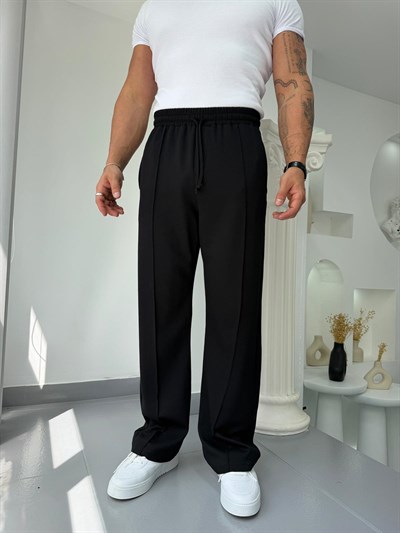 Siyah RL Oysho Kumaş Baggy Pantolon