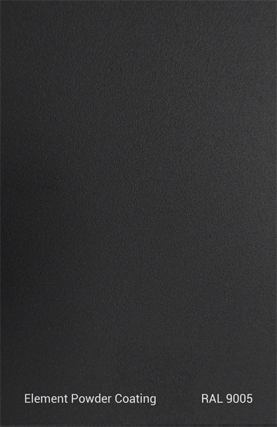 PE TGIC RAL 9005 TEXTURE