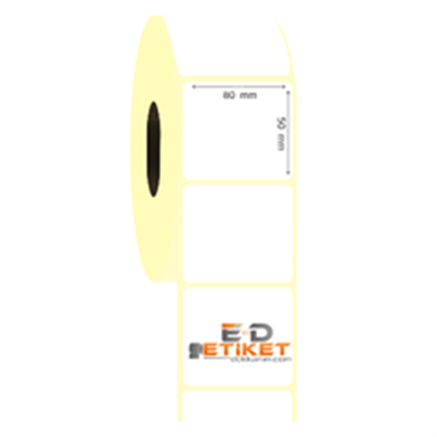 80mm x 50mm Termal Etiket