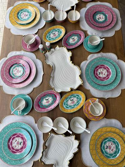 Kahvaltı Takımı Bird Garden 57 Parça 6 Kişilik