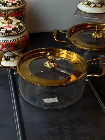 Paradise Cam Tencere Seti 2'li