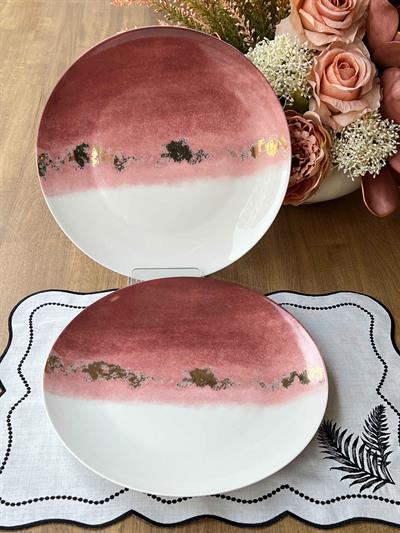 Rusty Yuvarlak Sunum Tabak 