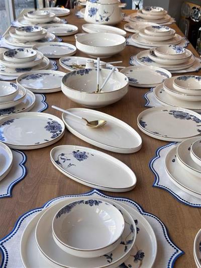Yemek Takımı Blue Blanch 68 Parça 12 kişilik