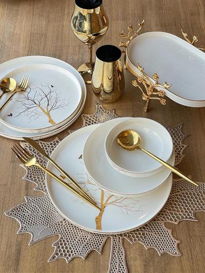 Yemek Takımı Modern Arbol Bird 24 Parça 6 Kişilik