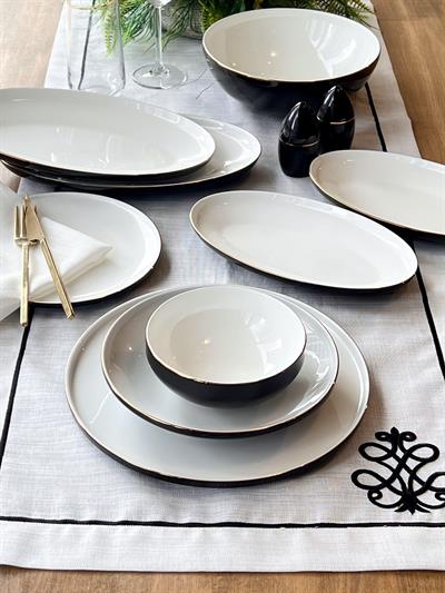 Yemek Takımı Modern Black 31 Parça 6 Kişilik