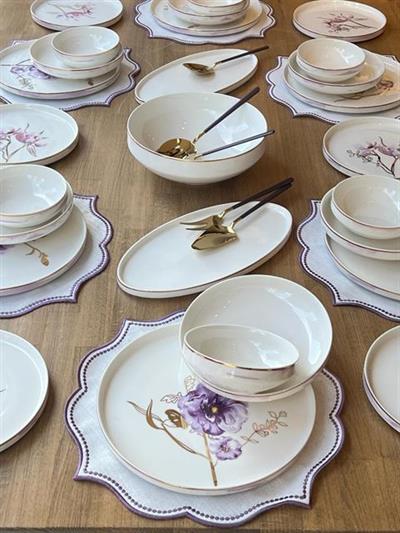 Yemek Takımı Modern Violet 32 Parça 6 Kişilik