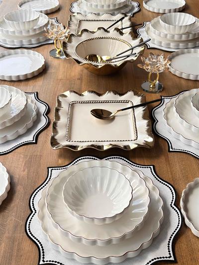 Yemek Takımı Royal Charme Twist Gold 40 Parça 6 Kişilik