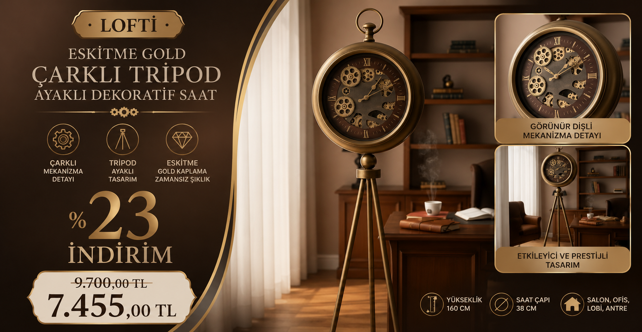 Tripod Ayaklı Saat