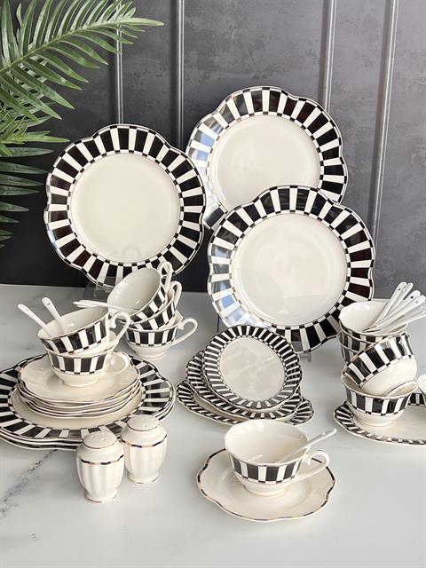 【希少】Noritake POLONAISE 食器 C&S6客含む 40点セット kahvalti-takimi-piano-42-parca