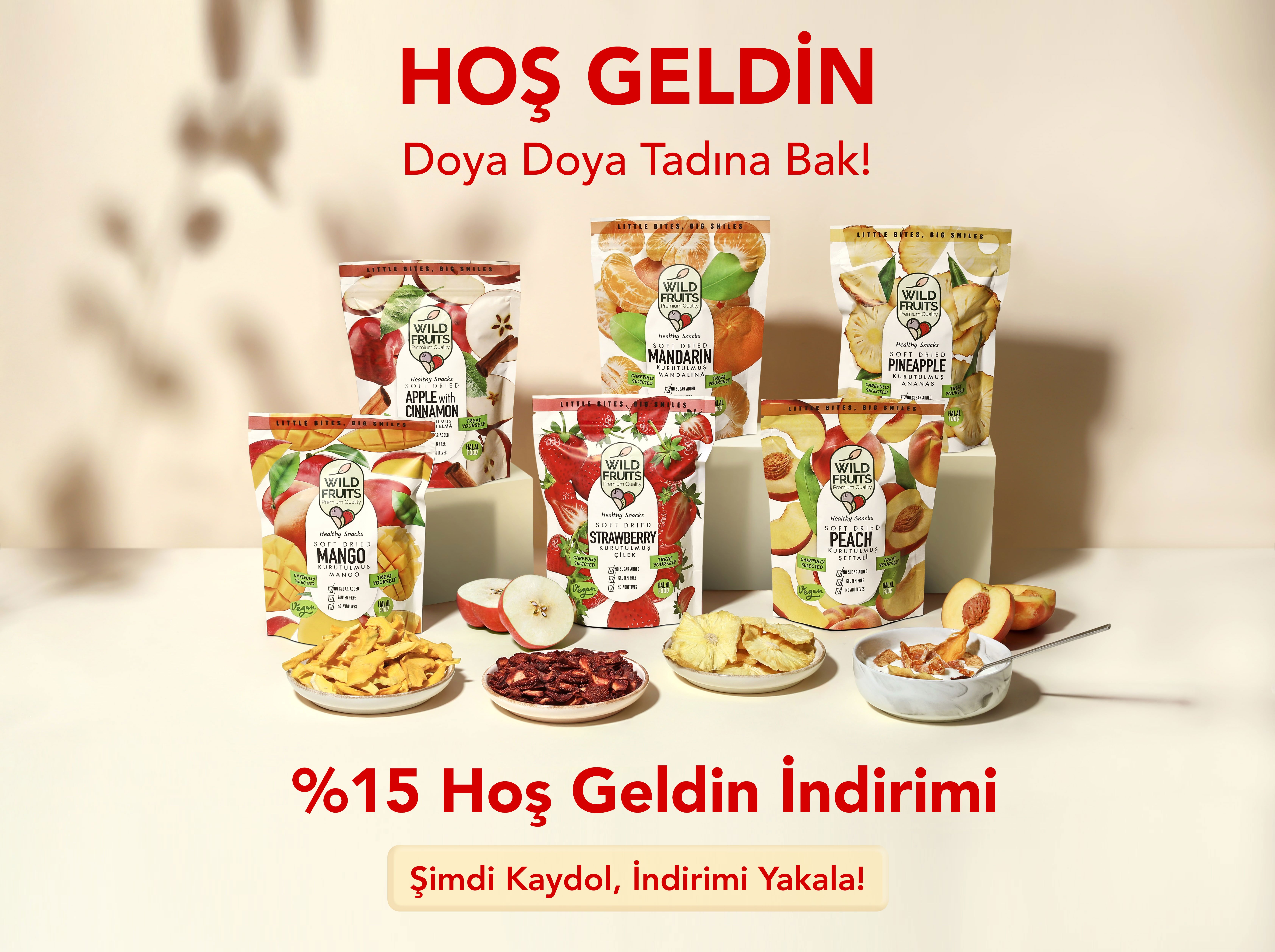 Wild Fruits - Soft Dried - Atıştırmalık Kuru Meyve