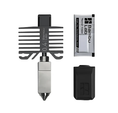  Bambu Lab Hotend Stainless Steel Nozzle 0.4 mm P1P/P1S/X1C 