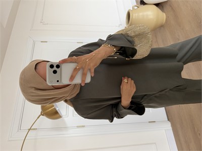 Büzgülü Oysho Takım - Haki