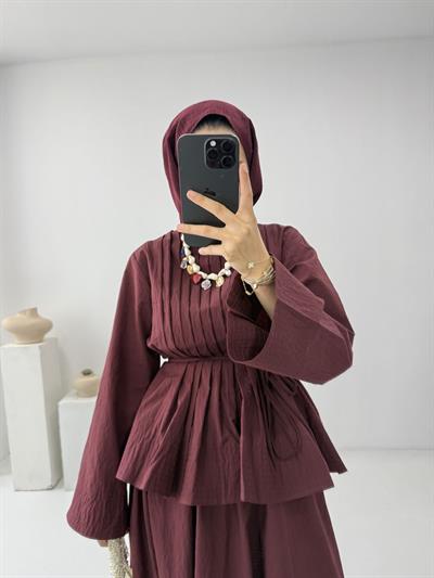 Ella Keten Takım - Bordo