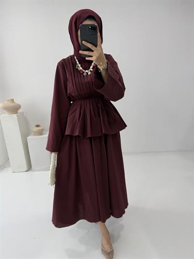 Ella Keten Takım - Bordo