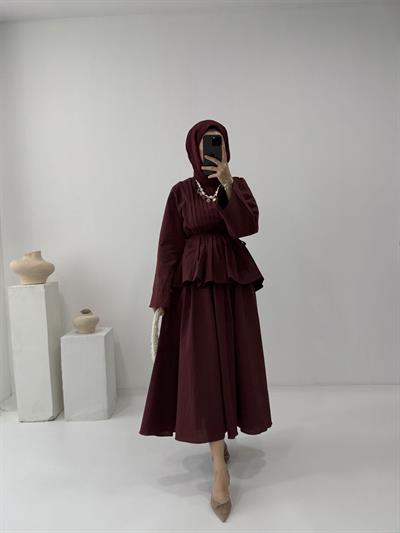 Ella Keten Takım - Bordo