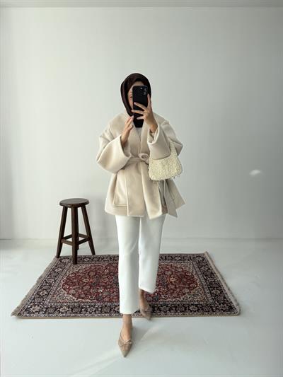 Kaşe Premium Kap - Bej