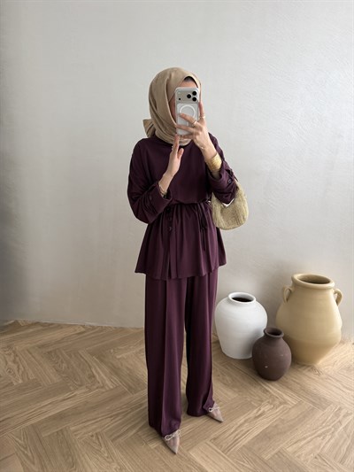 Kraşlı Oysho Takım - Bordo