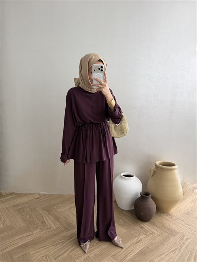 Kraşlı Oysho Takım - Bordo