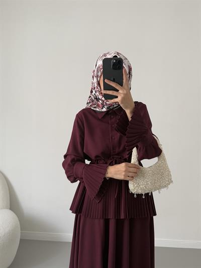 Krep Piliseli Takım - Bordo