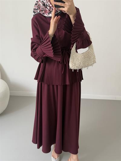 Krep Piliseli Takım - Bordo