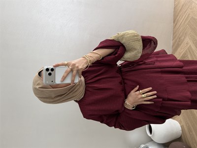 Lavia Krep Takım - Bordo