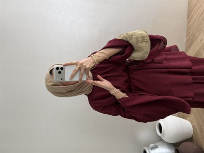 Lavia Krep Takım - Bordo