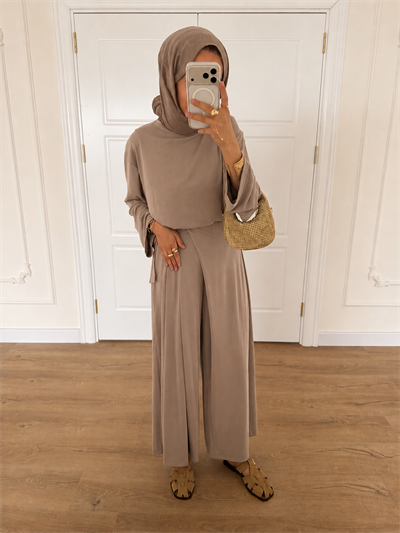 Oversize Oysho Takım - Sütlü Kahve
