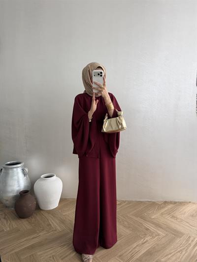Nevia Pelerin Takım - Bordo