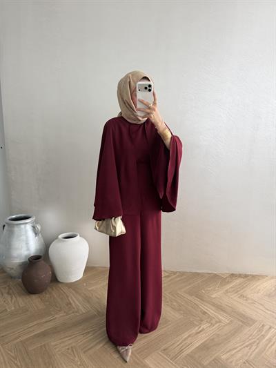 Nevia Pelerin Takım - Bordo