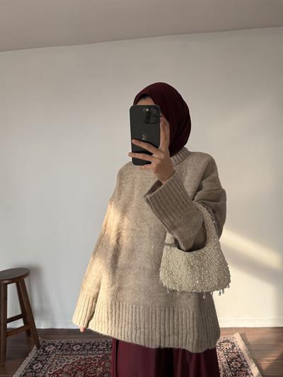 Pinterest Triko Kazak - Bej