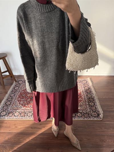 Pinterest Triko Kazak - Gri