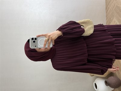 Premium Piliseli Takım - Bordo