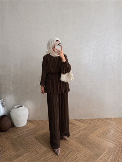 Premium Piliseli Takım - Kahve ( Ön Sipariş ) 