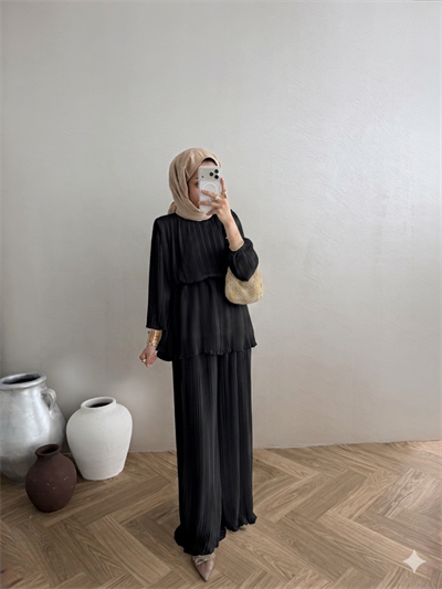 Premium Piliseli Takım - Siyah ( Ön Sipariş ) 