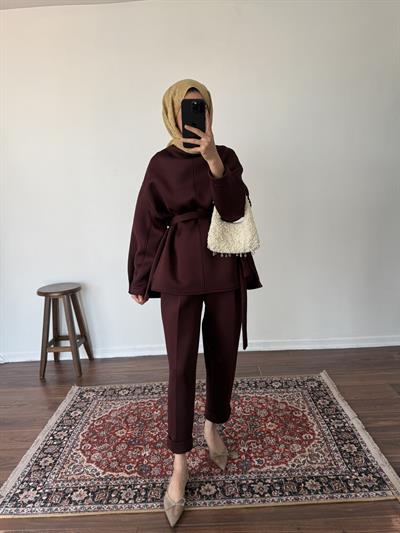 Puffy Scuba Takım - Bordo