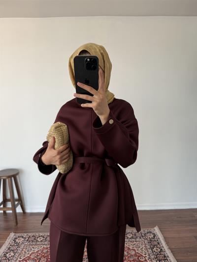 Puffy Scuba Takım - Bordo