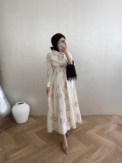 Tasarım Güpürlü Elbise 