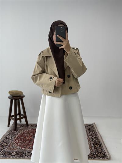 Zra Premium Trençkot - Camel