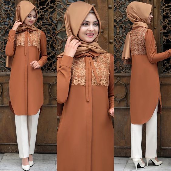 Tesettür Giyimde Renk Uyumu Eşarp  Abaya Kombinleri