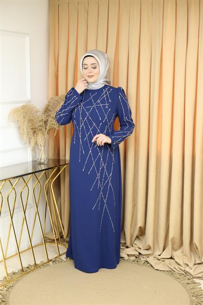 0010 CRÊPE CODE ELBİSE