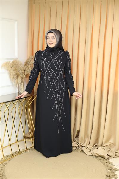 0010 CRÊPE CODE ELBİSE