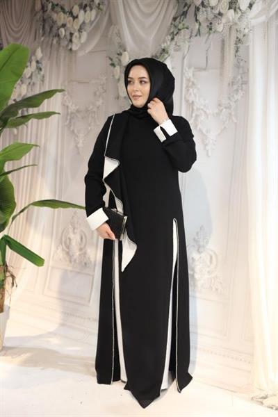011 CODE PANTS SUIT WITH SIDE SLITS