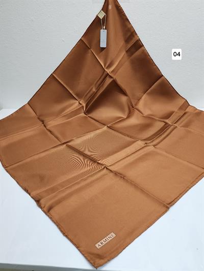 04 KOD DÜZ RENK ARMİNE TWİL İPEK EŞARP STD