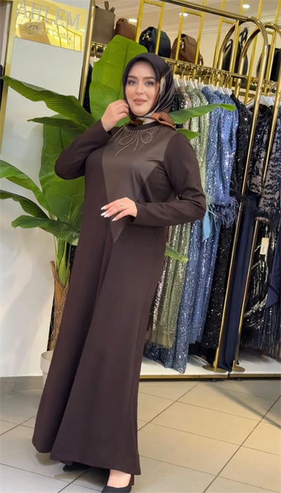 08-1741 فستان بنمط مثلث كود