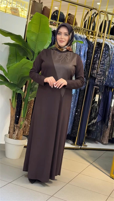 08-1741 فستان بنمط مثلث كود